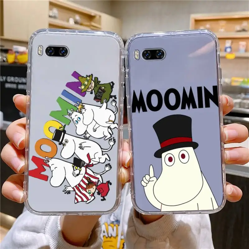 

Cute Moomins Hippo Phone Case For Huawei Mate P10 P20 P30 P40 P50 Smart Z Honor 50 60 70 Pro Lite Transparent Case