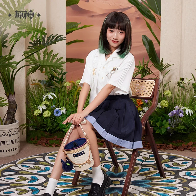 Presale GS Impact официальная рубашка с коротким рукавом из серии Merch Forest and Sand