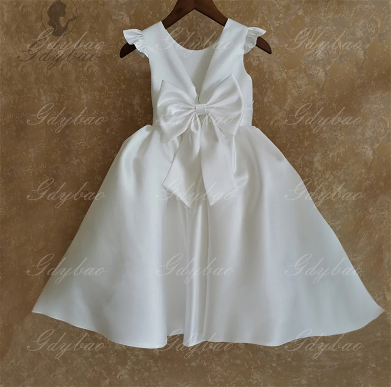 Kuu Girl Dress Wedding Birthday Party PromFlower For Children Pierwsza Komunia Ceremonia Ślubna Urodziny Wieczór