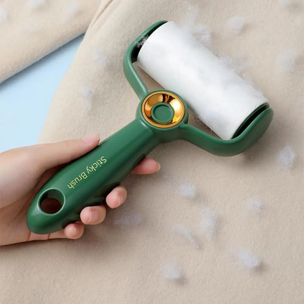 

Lint Remover Strong Stickiness Reusable Manual Handheld Lint Cleaner Hair Remover Effective Sticky Lint Roller Home Supplies
