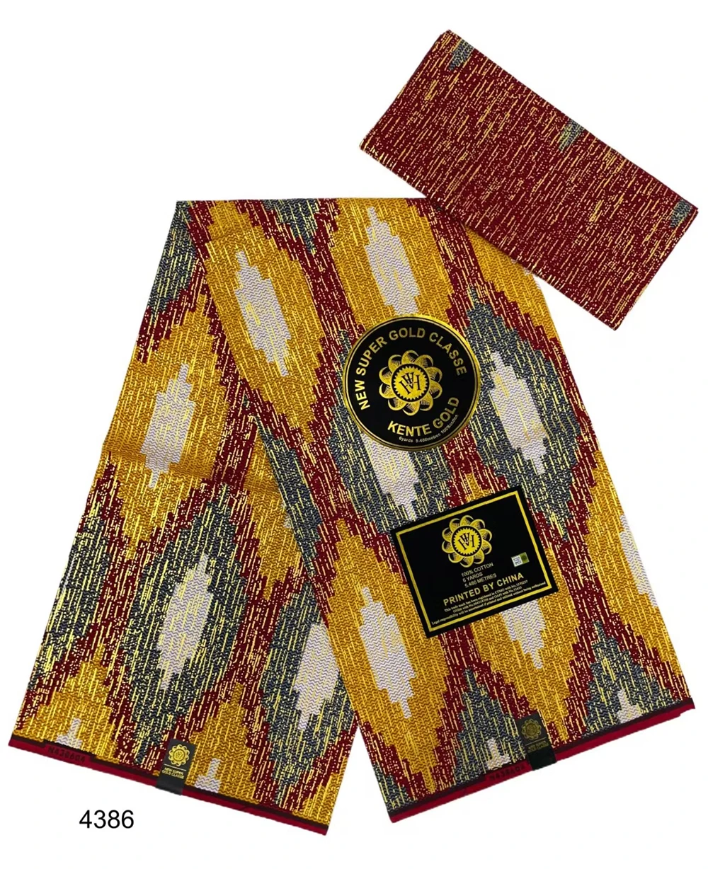 Африканская восковая ткань Kente 100% хлопок восковые принты нигерийская Гана воск