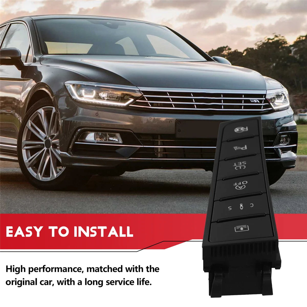 Для Volkswagen VW Passat B7 CC переключатель штор PLA PDC DCC OFF SET комбинированная кнопка переключения 3AD 927238 B 3AD 927238 E (art.: 3920cb24da85f) - 3920cb24da85f