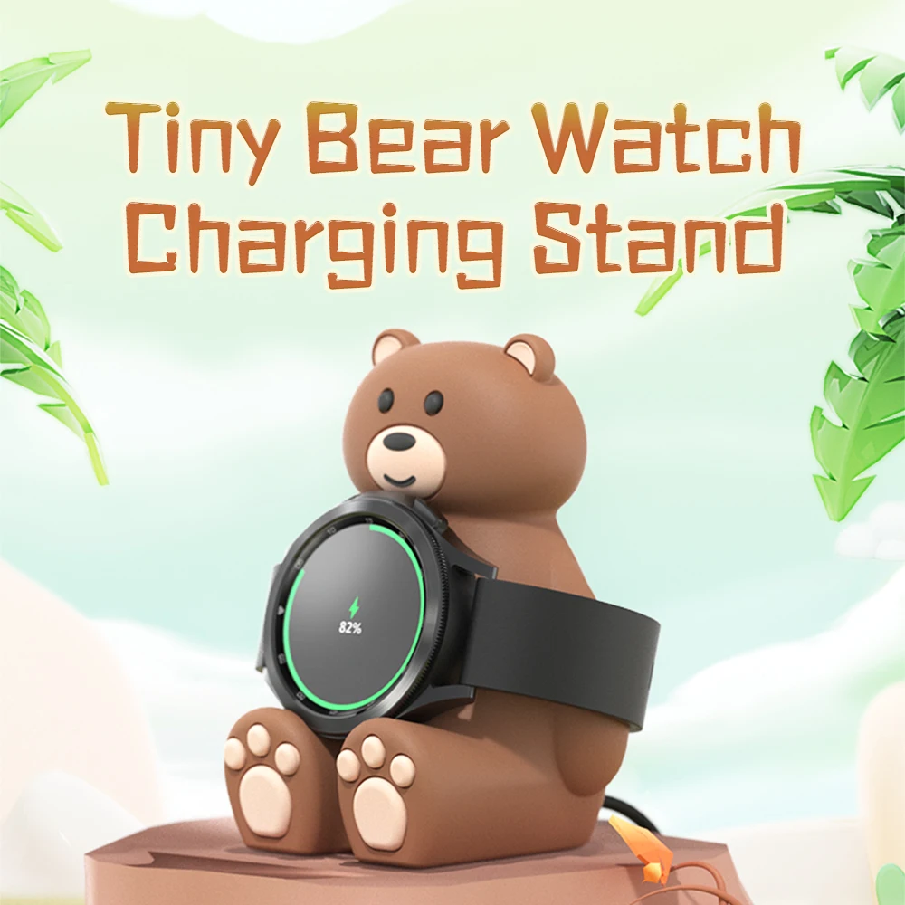 

SIKAI Slicone Case Wireless Charger Stand For Samsung Galaxy Watch 4 Classic 42mm 46mm For Galaxy Watch 40mm 44mm holder