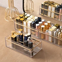 cosmetic storage box lipstick desktop storage rack transparent storage basket multi functional sundries drawer finishing box