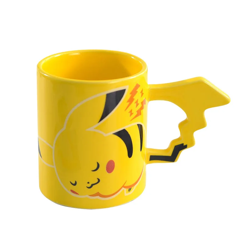 

Cartoon Pokemon Pikachu Ceramic Mug Cup Men Women Tableware Tea Coffee Milk Cup Mark Cup Porcelain Cup Mug with Spoon Water Cup