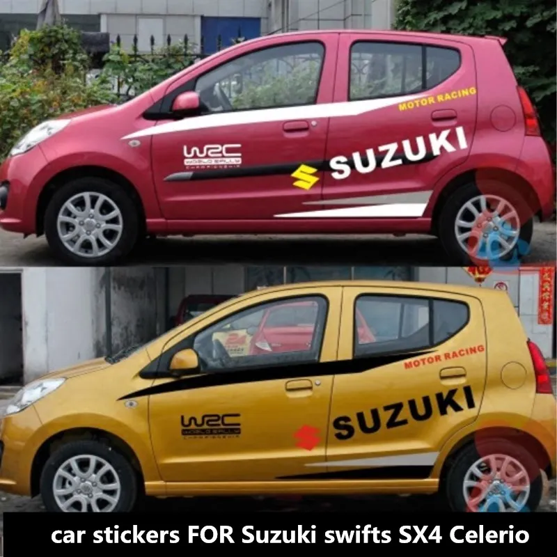 New car stickers FOR Suzuki swifts SX4 Celerio body exterior decoration personalized custom fashion sports car decal film