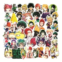 103050pcs anime my hero academia diy exquisite graffiti stickers for suitcase laptop car diary waterproof stickers wholesale