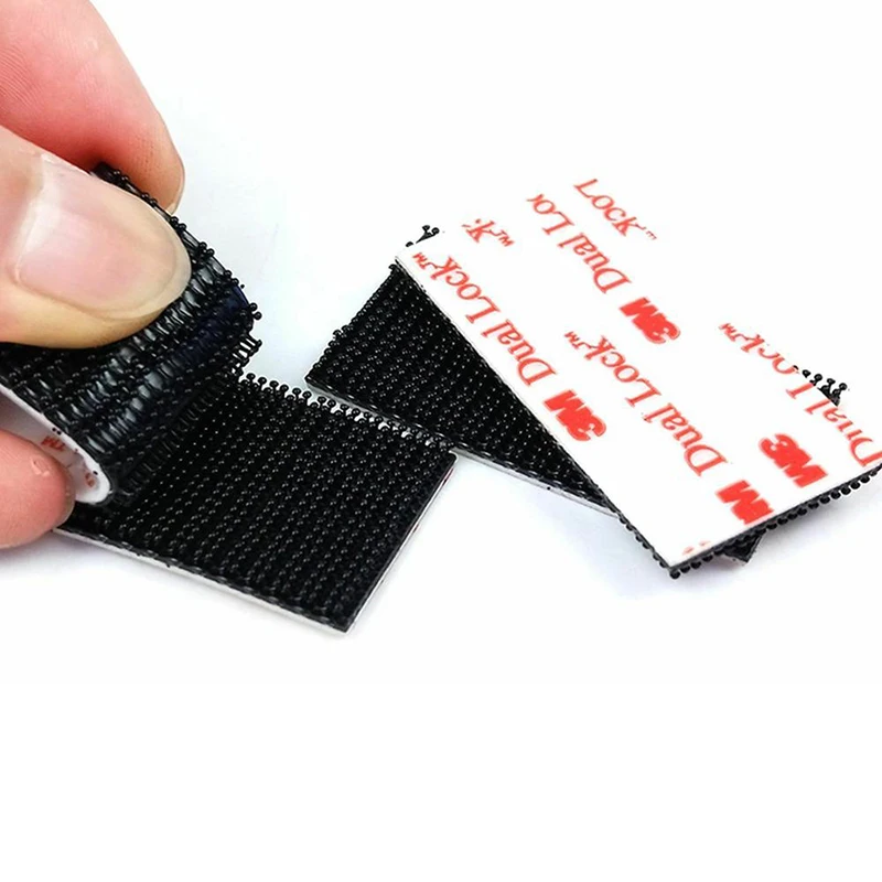 

Value Pack 3M SJ3550 Dual Lock Tape Black Type 250 Mushroom Reclosable Fastener Tape Bacing VHB Adhesive Tape 25.4*25.4mm