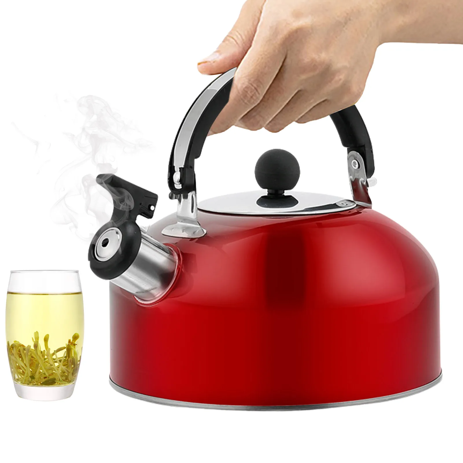 Lightweight Pot For Trips Hiking Cooking Ergonomic Handle Teapot For Home