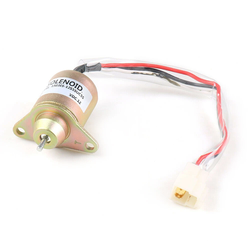 

12V Engine Fuel Shut Off Solenoid Valve Shutdown for Yanmar 119653-77950