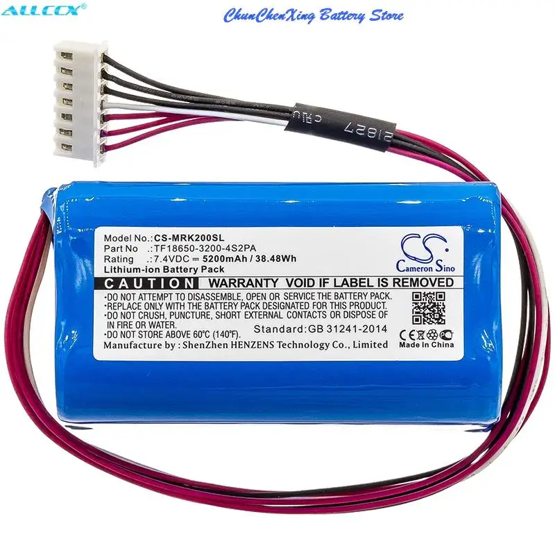 

Cameron Sino 5200mAh Battery C196A1,TF18650-3200-4S2PA for Marshall Kilburn II