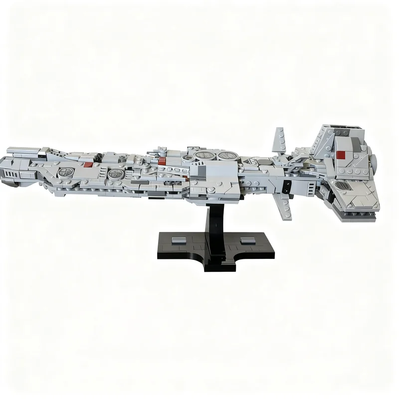 Фото 698 деталей MOC: Конструктор «Звездные врата: Боевой корабль класса Аурора» (миди-масштаб), креативный набор для сборки, подарок на Рождество, игрушка №2