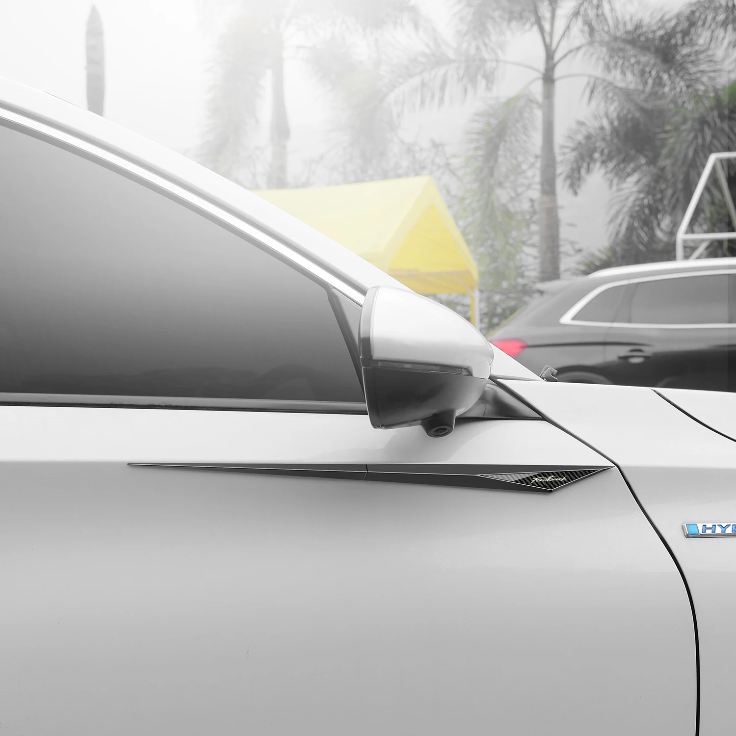 2 шт. автомобильные наклейки из ТПУ аксессуары для Fiat fastback