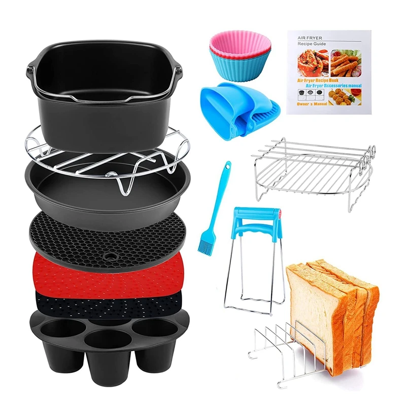 

Air Fryer Accessories For COSORI Instant Vortex Ninja Foodi Gowise Gourmia Power XL Air Fryer, Fit 3.6-4.2-6.8QT