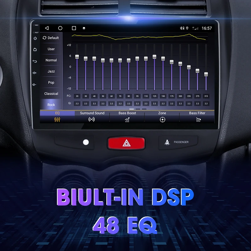 Vtopek 2Din для Mitsubishi ASX 1 2010-2018 Android 11 автомобильное Стерео Радио мультимедийный