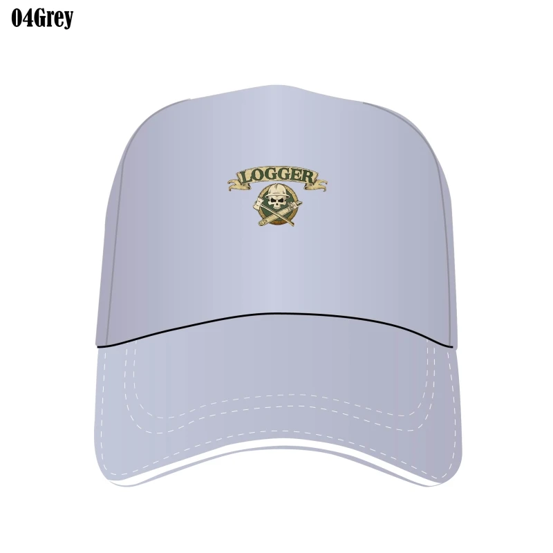

Logger Crossbones Bill Hats Loggers Skull Cap Lumber Logging Badge Cap