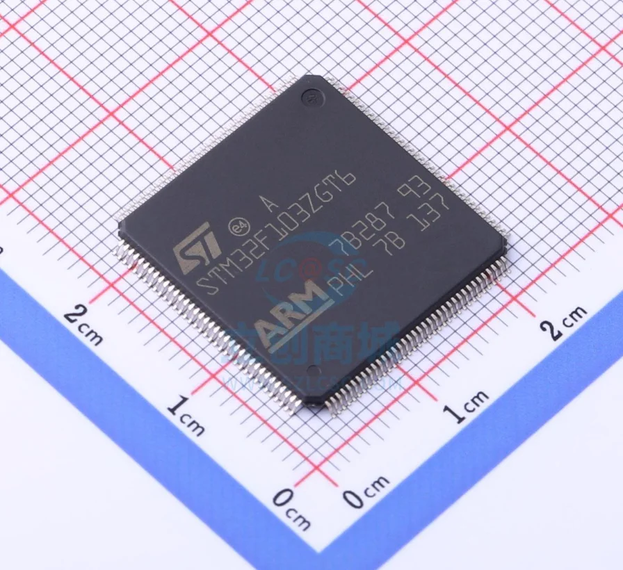 100% STM32F103ZGT6TR Package LQFP-144 New Original Genuine Microcontroller IC Chip (MCU/MPU/SOC)