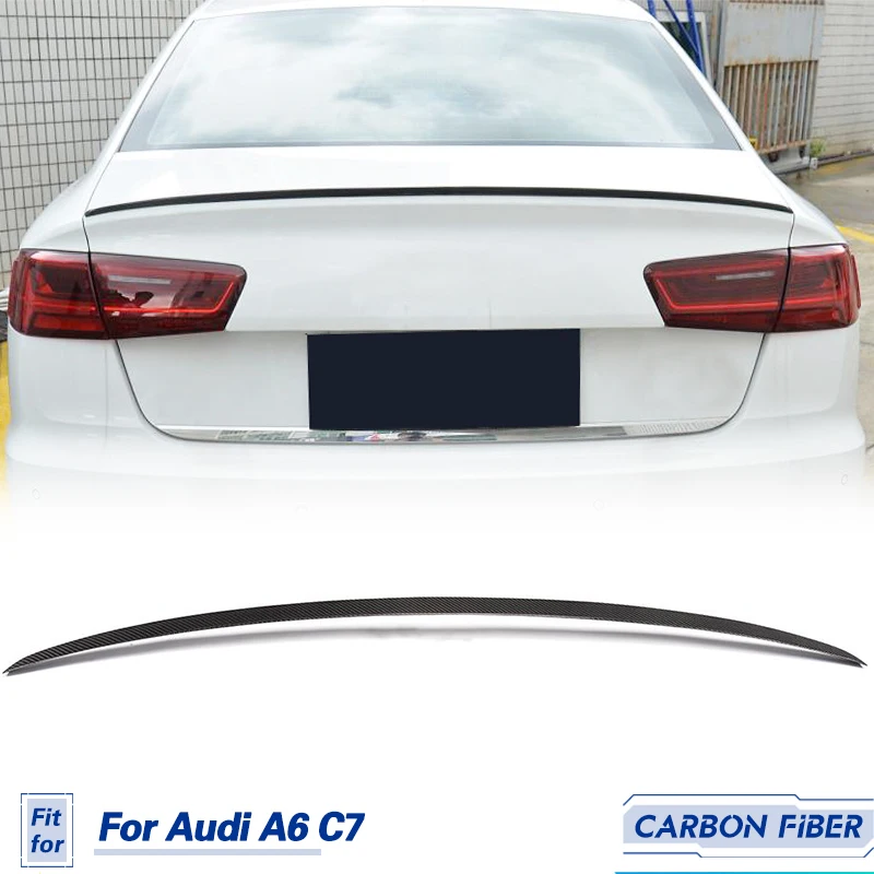 

Автомобильный задний спойлер из углеродного волокна для Audi A6 C7 2013