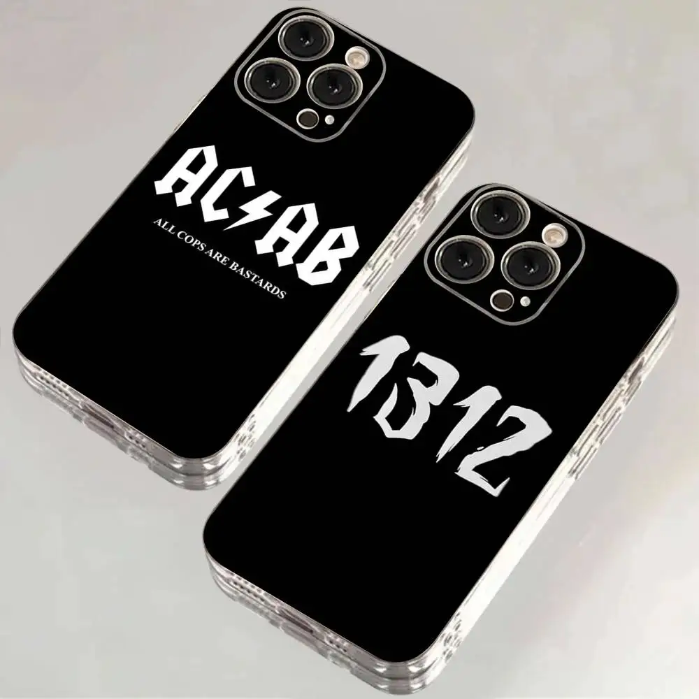 Фото Чехол для телефона Acab Ultras для iPhone 17, 15, 14, 13, 11, 12, 16 Pro Max Plus Mini, прозрачный силиконовый мягкий чехол-футляр №3