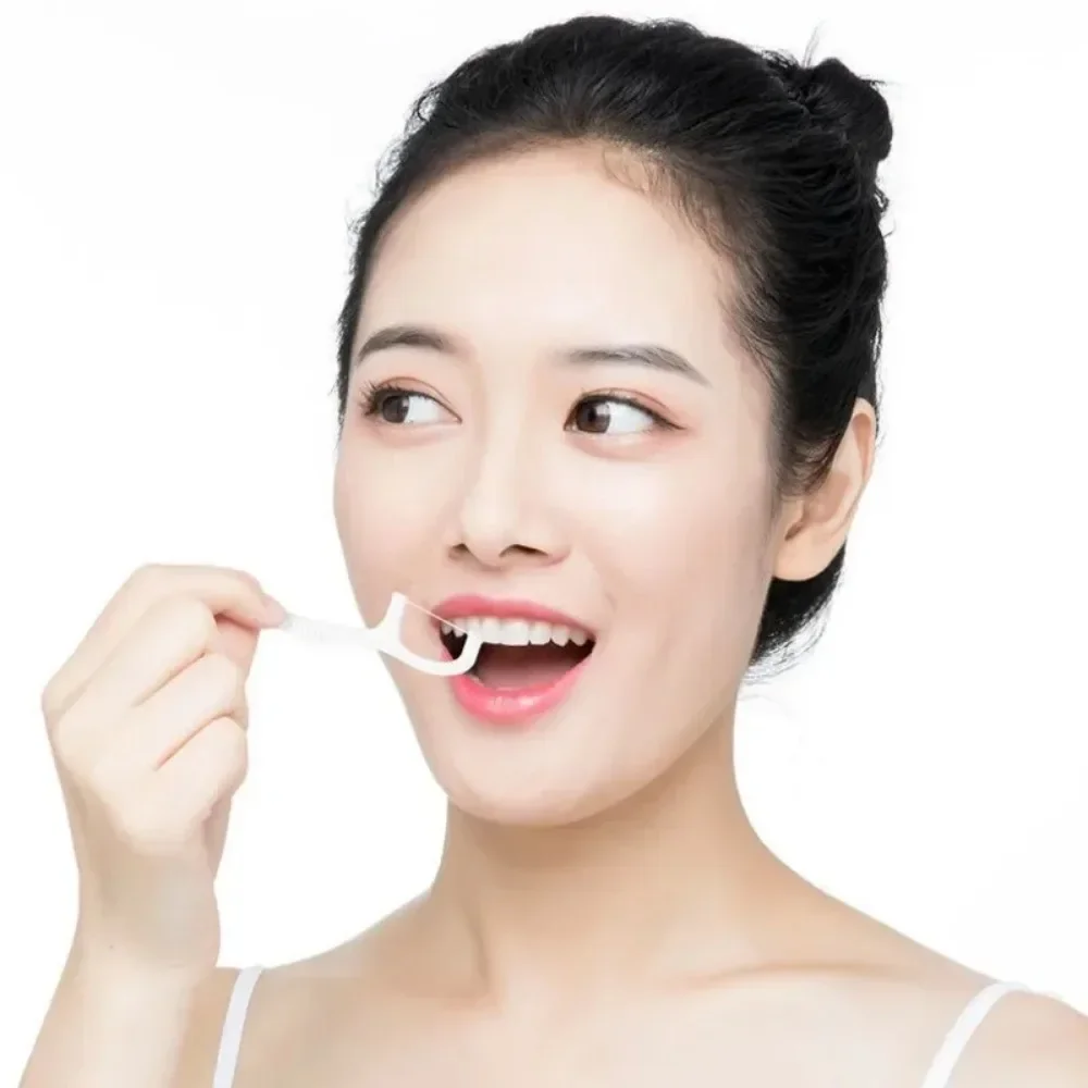 50 шт. зубная нить чистка между зубами межзубная щетка зубочистка гигиена полости