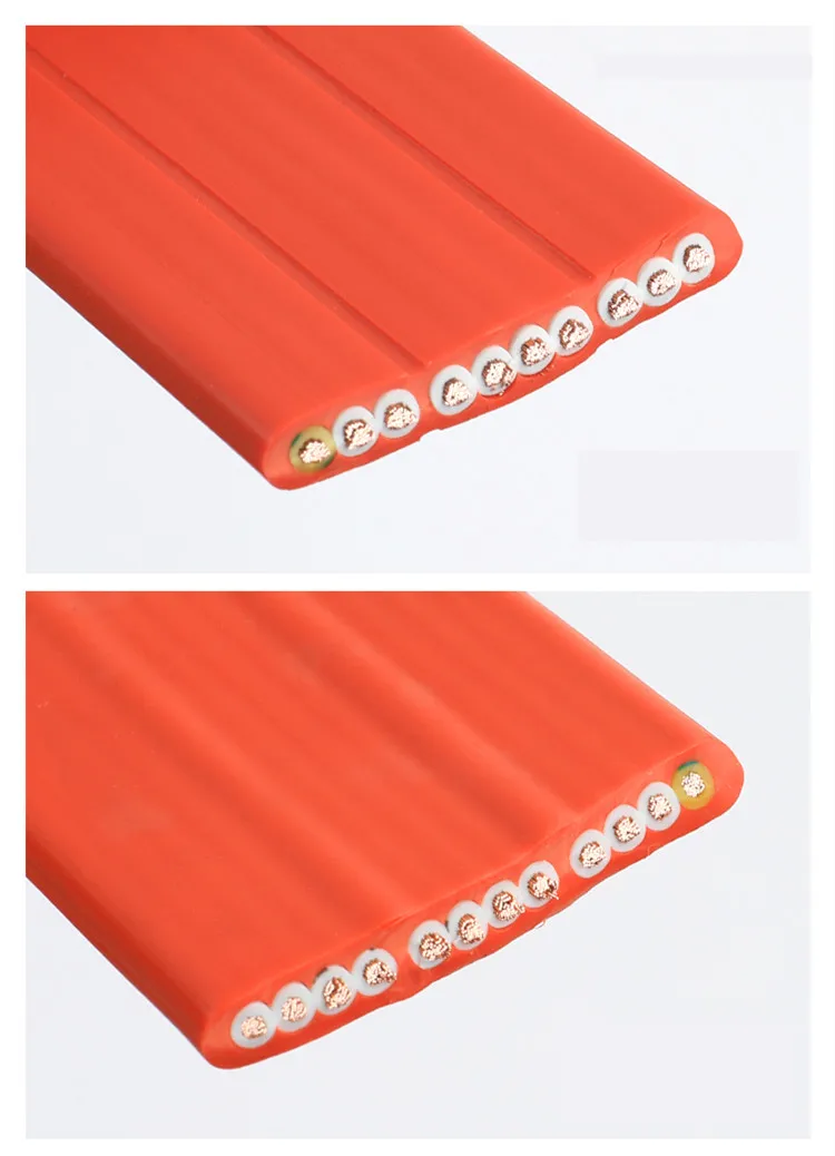 13 15 AWG/2 5 1 мм Приводной плоский кабель TVVB13 14 16 18 20-жильный лифта электрическая