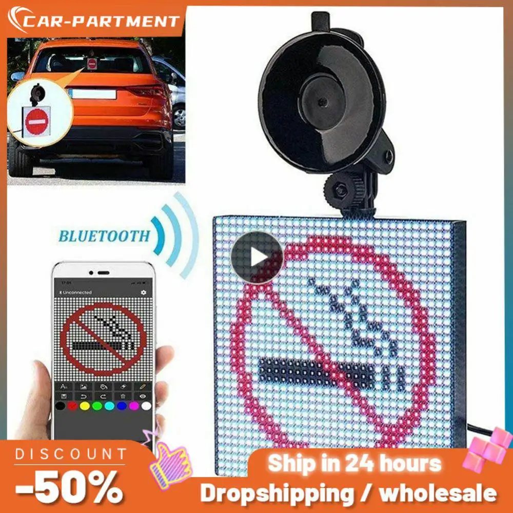

Led Expression Screen Panel Black Multifunctional Car Led Sign Led Display Car Accessories Led Display Car Window Panel 12v