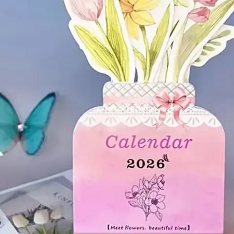 

Настольный календарь 2026 Bloomy Flowers