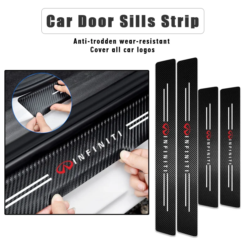 

Universal Car Door Sill Door Edge Stickers Protect for Infiniti FX G M EX G35 G37 G20 Q50 Q60 Q70 QX50 QX70 QX80 Car Accessories