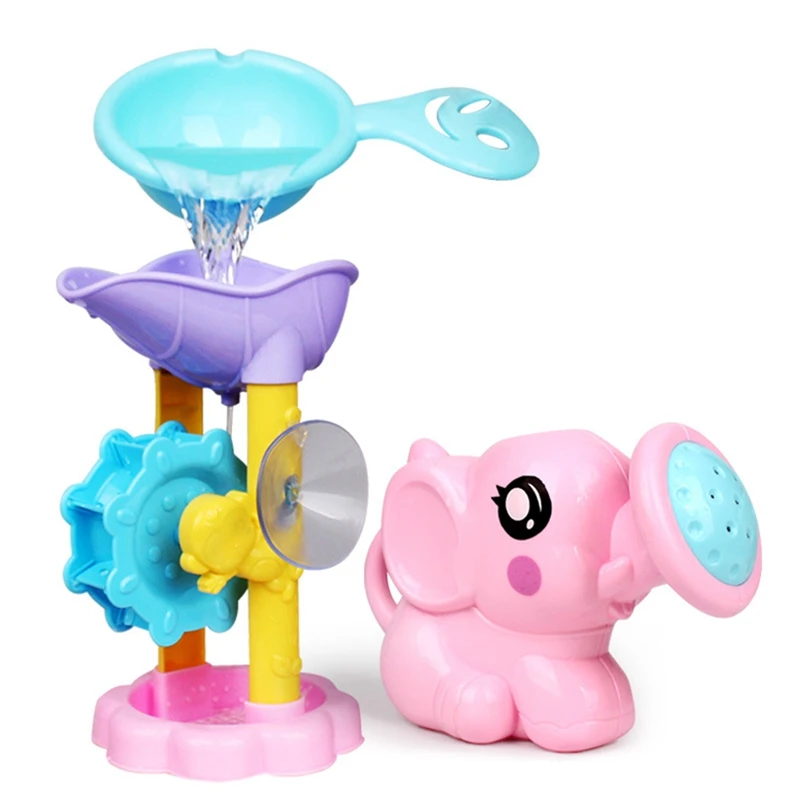 

1 Set Bath Toy Shower Spray Water Waterwheel Bathtub Accessories for Bathroom Kids