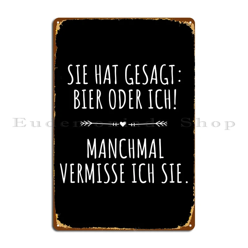 

Металлический плакат с надписью «бибирринкер»