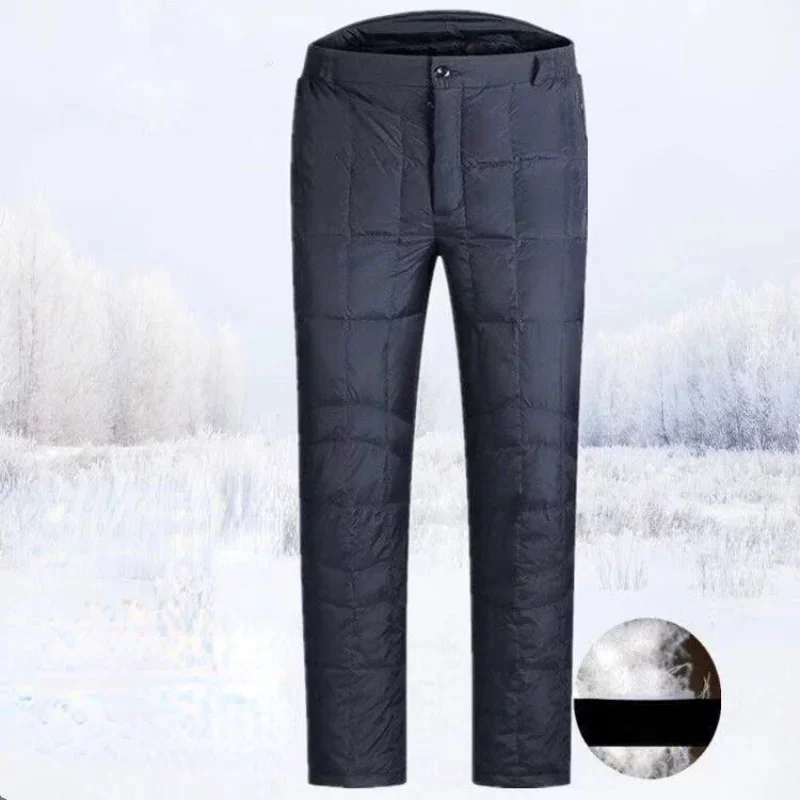 

Брюки мужские прямые зимние, классические, деловые повседневные, длинные, большие размеры 4XL E528