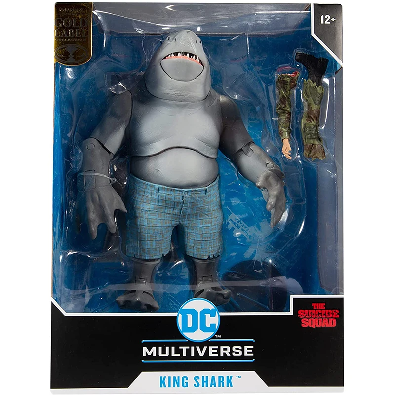 Фото Игрушки Mcfarlane 15088-9 Dc отряд самоубийц фильм-Megafig-King Shark (Золотая этикетка) 7-дюймовая экшн-фигурка подарок для детей №5