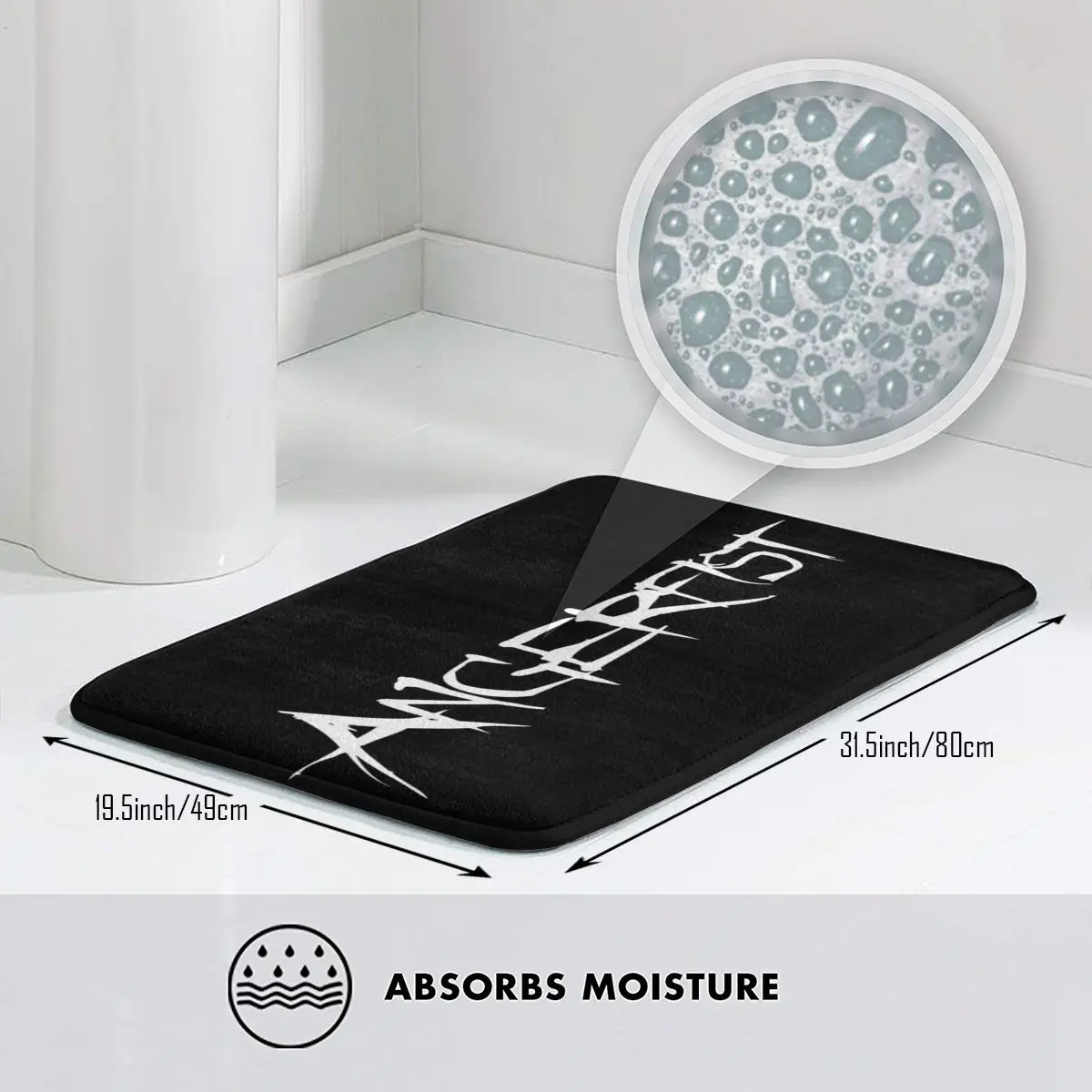 Коврик для ванной с логотипом 118 50x80 см