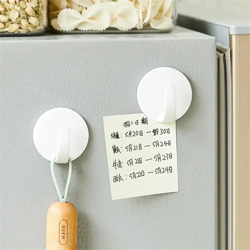 

2PCS Magnetic Hook Wall-mounted Hanger Hook Magnet Hook Kitchen Wardrobe Household Storage Tools Home Accessories Fridge Magnets