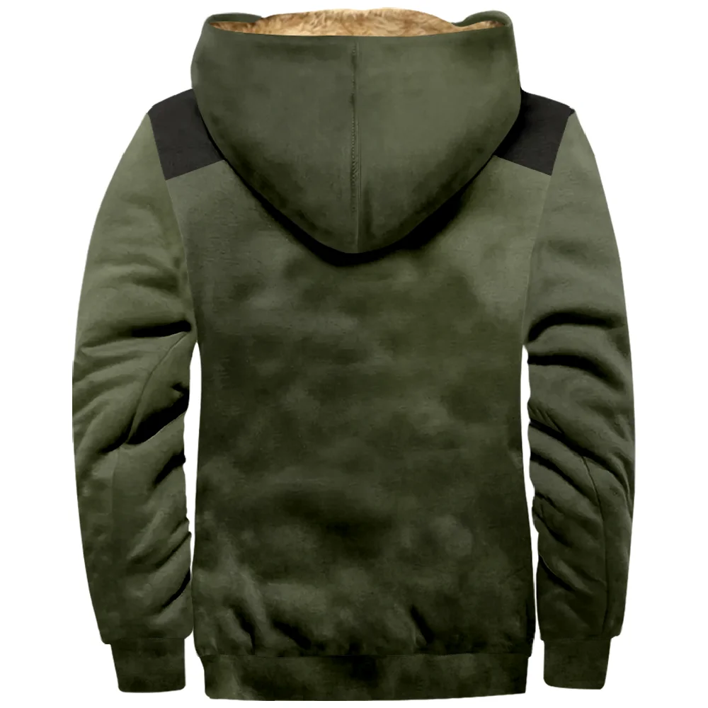 Толстовка Мужская/женская с капюшоном и 3D-принтом на молнии