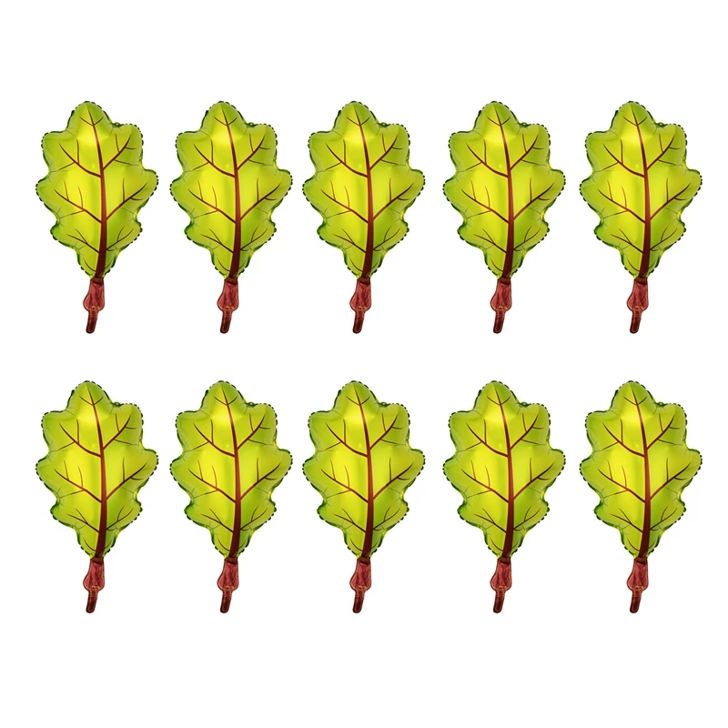 

Воздушные шары в виде кленовых листьев, 10 шт.