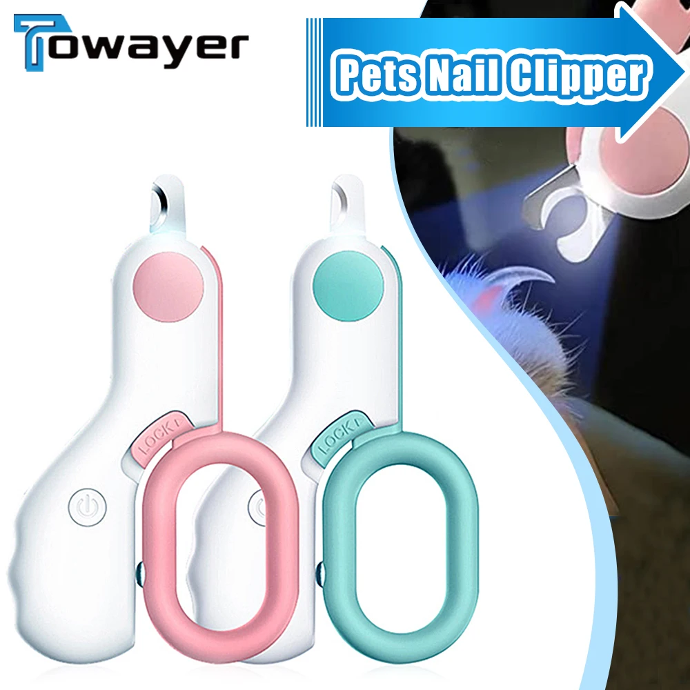 

1Pc Mini Cat Dogs Nail Clipper Cutter with Led Light Scissors Suit for Dog Grooming Tool Trimmer Pet Nail Clippers Products