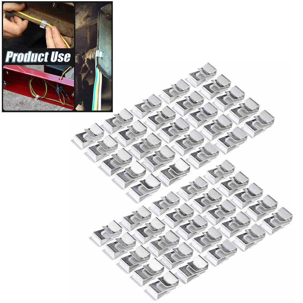 

Accessories Trailer Wiring Clips Hide Kit Metal Organize Parts Protect