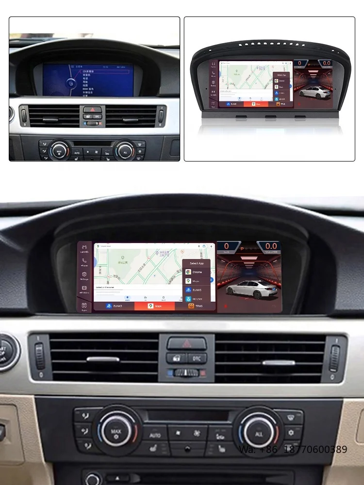 Фото Автомобильный DVD-плеер MEKEDE 680 3D UI Android Snapdragon 8Core с Android-навигацией и DSP для BMW E60 E61 E62 E63 E64 E90 E91 E92 с экраном 8.8 дюйма №3