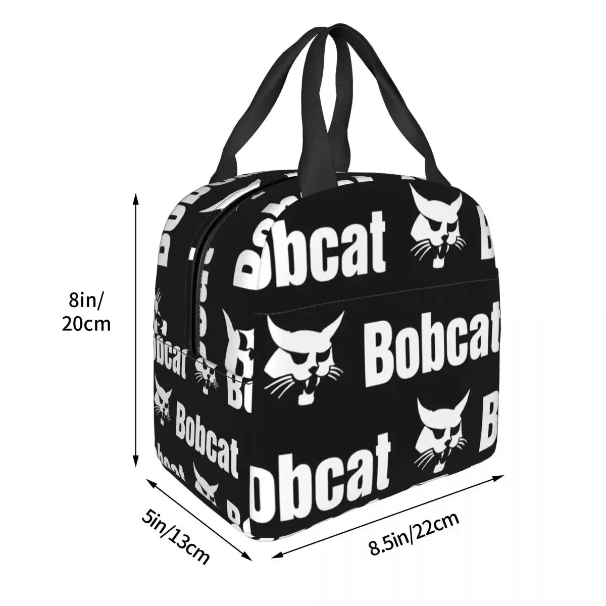Сумка для ланча с логотипом Bobcat унисекс портативная охлаждающая изолированная