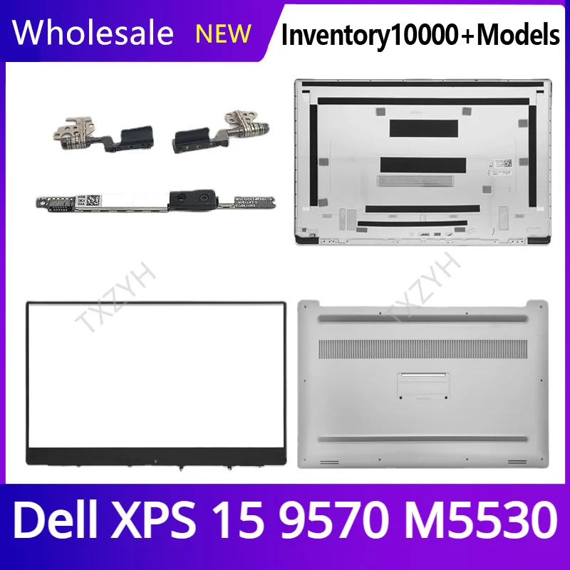 

New Original For Dell XPS 15 9570 M5530 Laptop LCD back cover Front Bezel Hinges Palmrest Bottom Case A B C D Shell