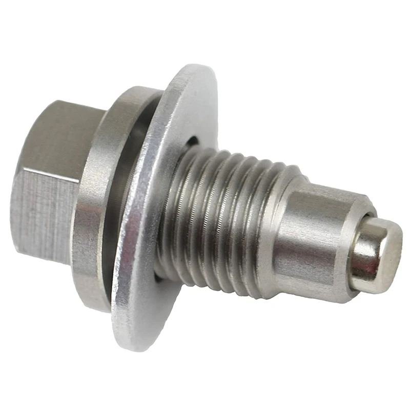 

M12X1.25MM Magnetic Oil Drain Plug Stainless Steel Oil Drain Plug With Washer Replacement Accessories