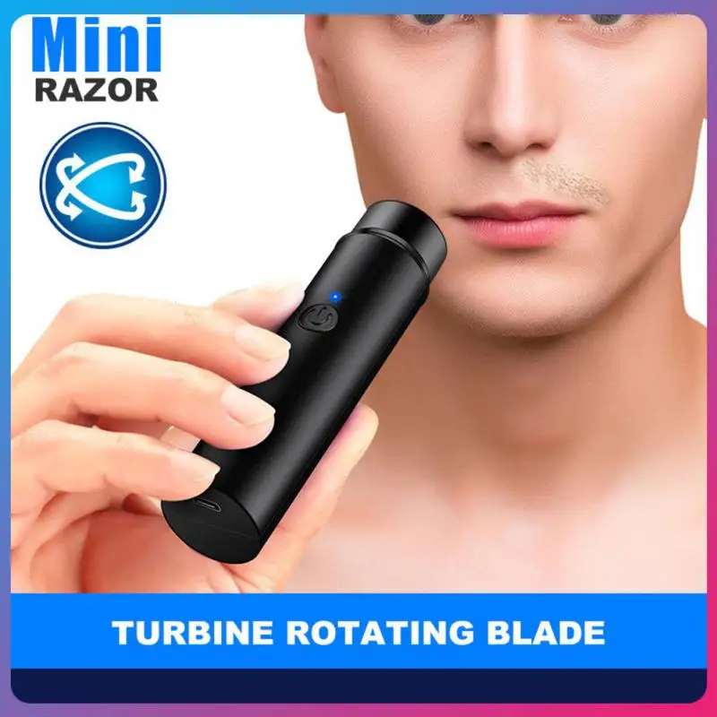 

Mini Electric Shaver Men's Portable Electric Shaver Washable Beard Trimmer Men's Shaver Face Full Body Shave USB Rechargeable