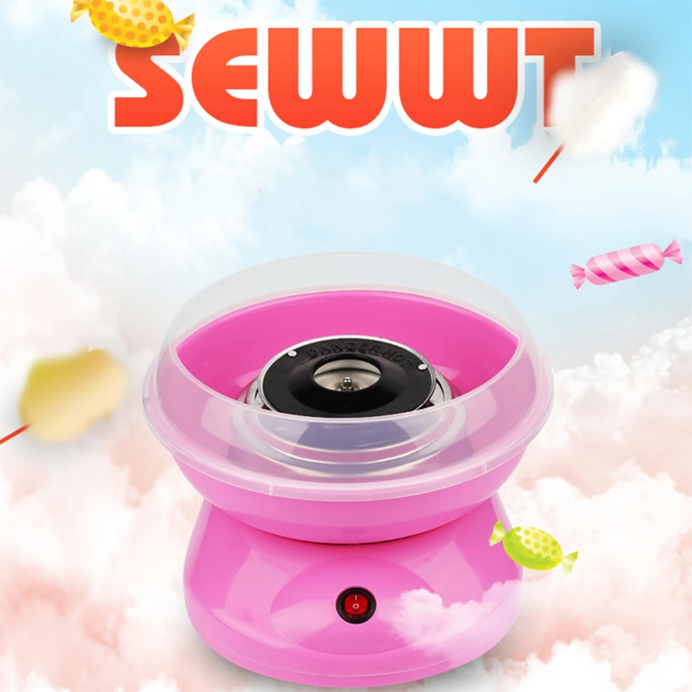 

Marshmallow Machine Electric DIY Sweet Cotton Candy Maker Portable Cotton Sugar Floss Machine Girl Boy Gift Children's Day