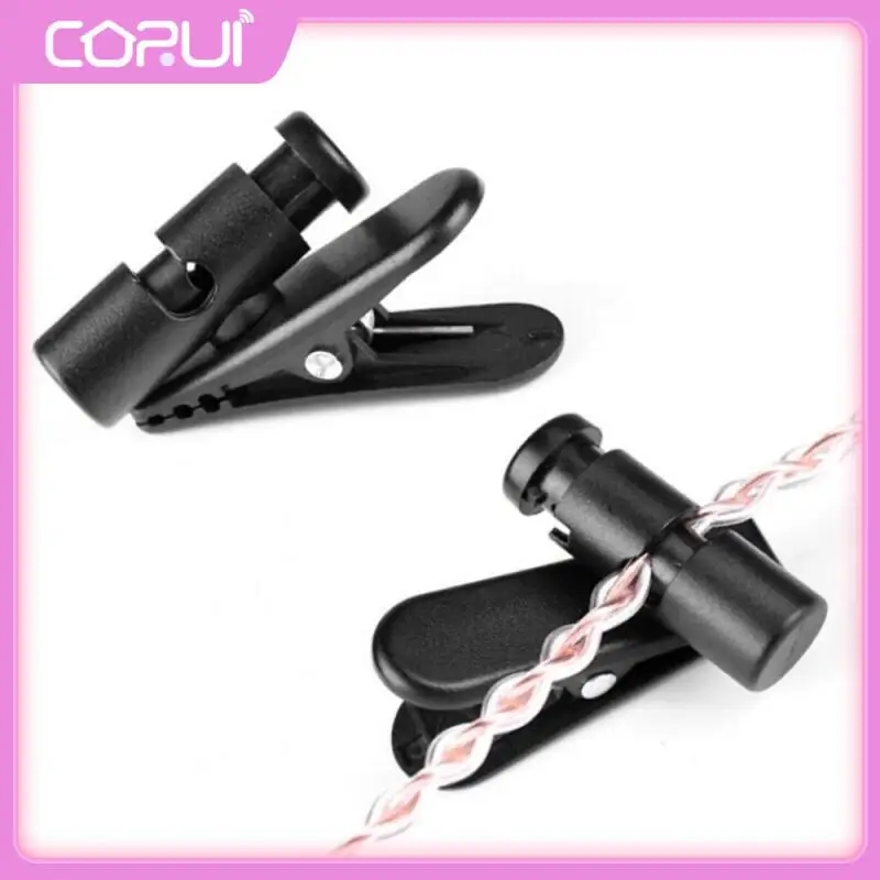 Newest Cable Cord Clamp Collar Headset Clamp Collar Clip Rotating Clamps Headphone Cable Clips Earphone Winder Accessories