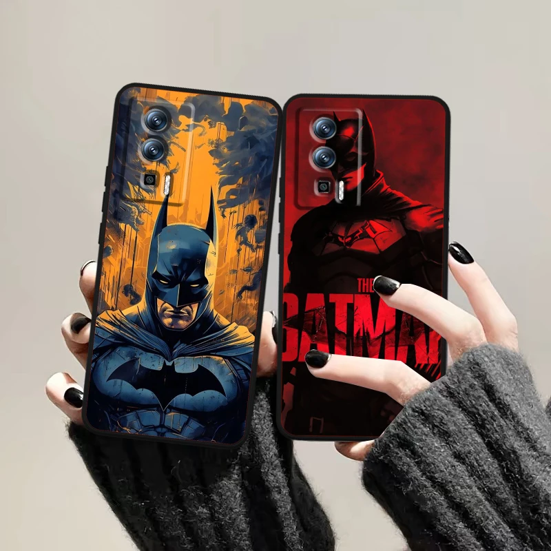 Милый мультяшный Чехол B-Batmans для Xiaomi Redmi 9A 9C 9AT 10C 9 9T 10 12C 13C A3 12 K60 A1 K50 K40 черный чехол
