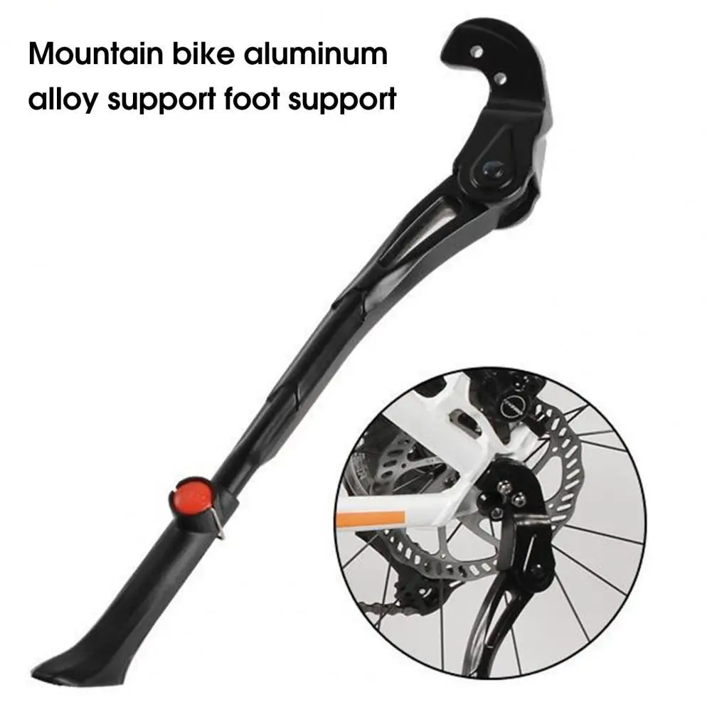 

Rubber Gasket Practical Corrosion Resistant Bicycle Kickstand Bold Spring Cycling Kickstand Flexible for Bike