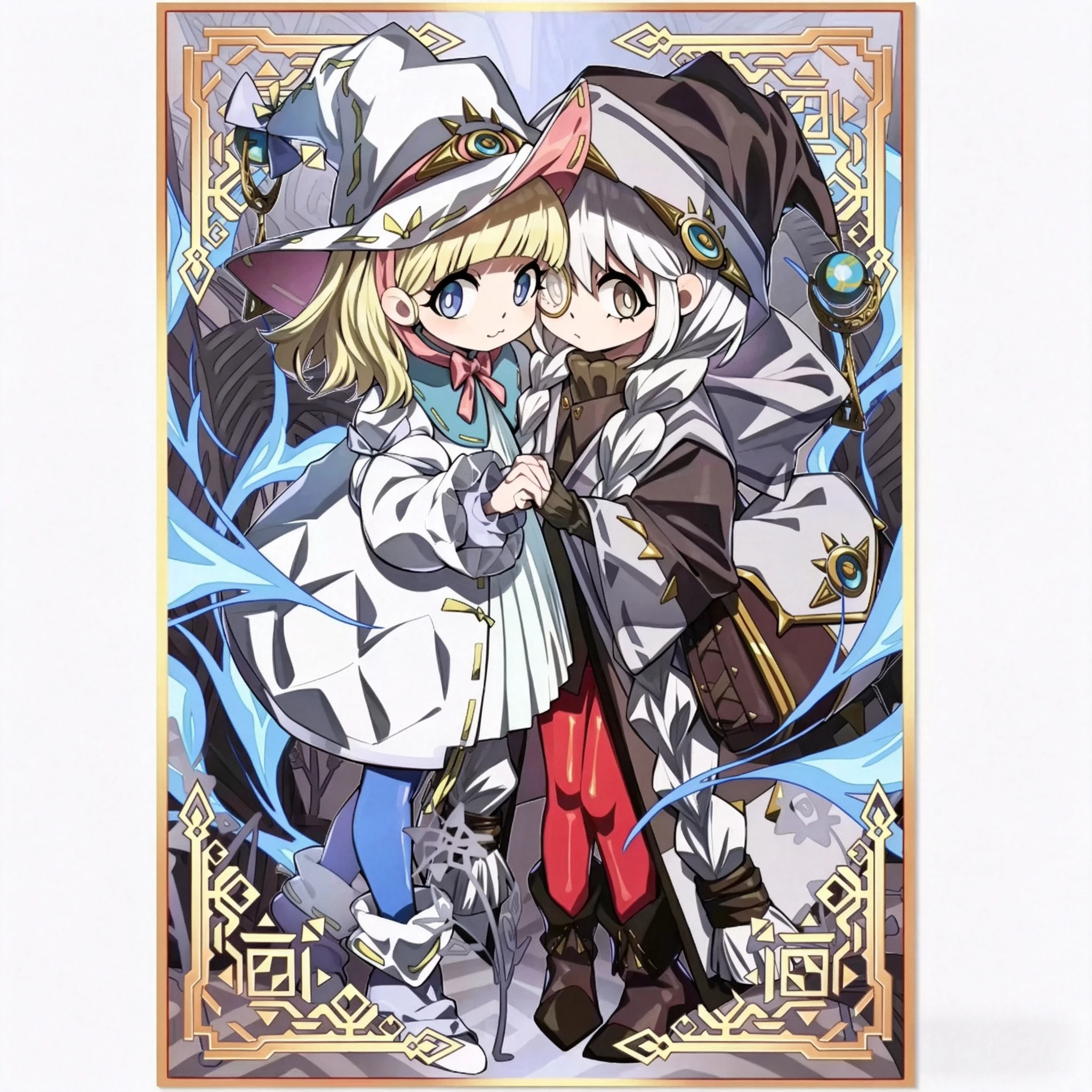 60 шт. защитных чехлов для карт Yugioh White Forest Astellar & Elzette Yu-Gi-Oh! Защитный футляр для коллекционных карт TCG OCG Shine Protector Case (art.: 3920d97f438c8) - 3920d97f438c8