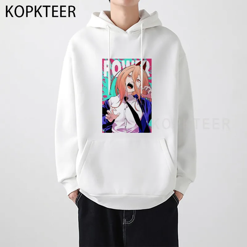 

Chainsaw Man Power Harajuku Hoodie Streetwear Hoodies Men Fashion Cute Anime Print Sweatshirt Sudaderas Hombre Hoody Clothes