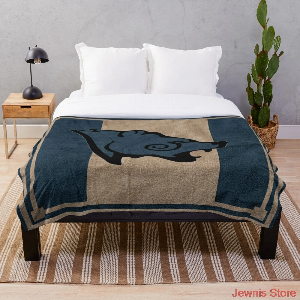 

Stormcloaks faction Throw Blanket Soft Sleeping Sherpa Backing Kids Girls Boys for Christmas Gift on Bed Sofa Cartoon Blanket